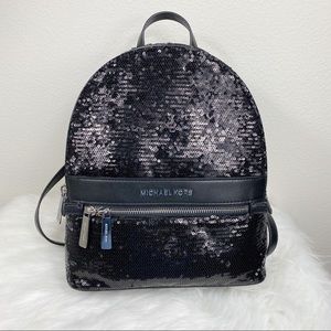 MICHAEL KORS KENLY MEDIUM SEQUINED BACKPACK
